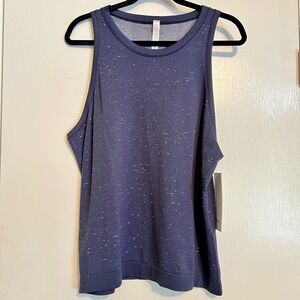 Lululemon Swiftly Relaxed Tank- Size 12 Color: Cosmic Shift Hyper Blue / Black.